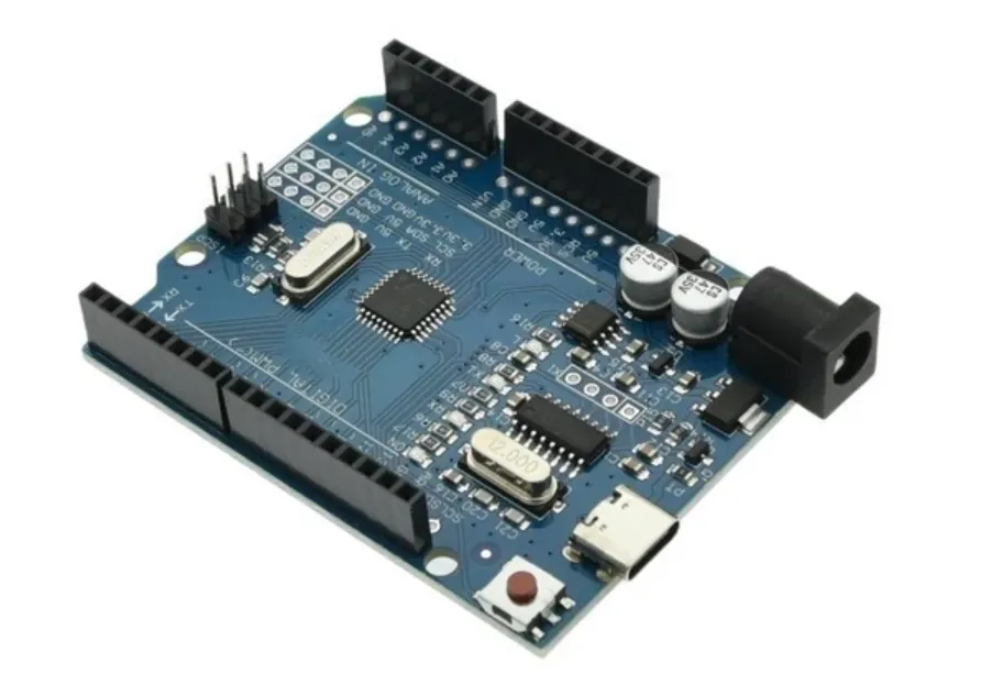Arduino UNO R3 kompatibilní USB-C včetně kabelu a header pins.