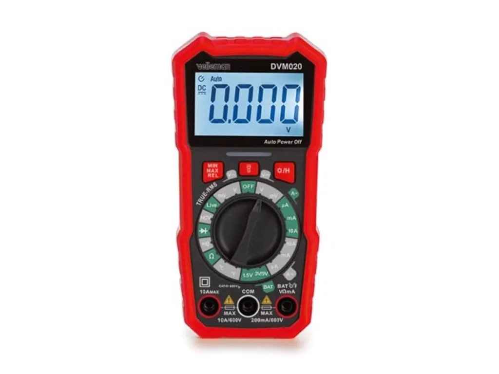 Velleman Digitální multimetr CAT III 600V