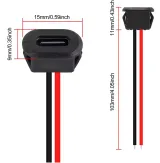 USB-C vestavná zásuvka chassis díl – 2