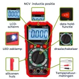 Velleman Digitální multimetr CAT III 600V – 2