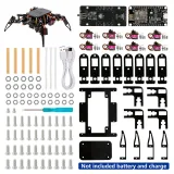 ACEBOTT Quadruped Bionická pavoučí robotická sada ESP8266 s Arduino IDE a ACECode (Scratch) – 2