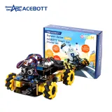 ACEBOTT ESP32 robotický vůz s 4x4 koly a mecanum pohonem | Sestav si sám | STEM – 1