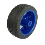Kolo s gumou pro robot nebo smart car Modrá – 2