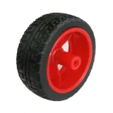 Kolo s gumou pro robot nebo smart car Červená – 2
