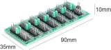 7 segmentů 10násobně programovatelný rezistorový modul – 4