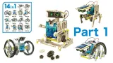 14 v 1 Solar Robot vzdělávací sada na solární energii – 6