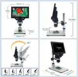 Digitální mikroskop (1200x) s nastavitelnou 7 LCD obrazovkou – 4