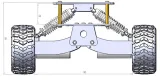 Off-road chassis s 6kolovým pohonem Modrý – 3