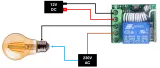 Bezdrátový programovatelný reléový modul včetně dálkového ovladače (4 tlačítka) - 12V 433Mhz RF – 2