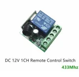Bezdrátový programovatelný reléový modul včetně dálkového ovladače (4 tlačítka) - 12V 433Mhz RF – 3