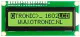 1602 LCD  zelené/žluté podsvícení s  předpájeným I2C – 1