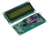 1602 LCD  zelené/žluté podsvícení s  předpájeným I2C – 2