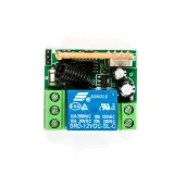 Bezdrátový reléový modul včetně dálkového ovládání (2 tlačítka) - 12V, 1 kanál, 433Mhz RF – 4