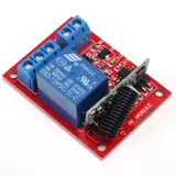 Bezdrátový reléový modul vč. dálkového ovládání - 12V, 1 kanál, 433Mhz RF – 3