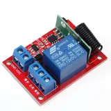 Bezdrátový reléový modul vč. dálkového ovládání - 12V, 1 kanál, 433Mhz RF – 5