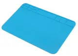 Flexibilní silikonová pájecí podložka 30x20cm modrá – 1