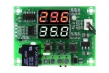 Digitální termostatické relé se 2 displeji (červený a modrý) XH-W1219 – 1