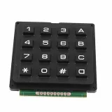 4x4 maticová klávesnice černá – 1