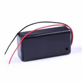 9V držák baterie s kolébkovým vypínačem AAN UIT 9 volt s víčkem – 3