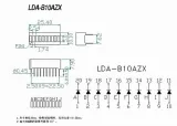 10segmentová LED lišta červená – 3