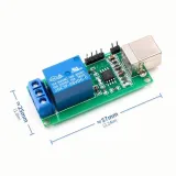 Vysoce kvalitní 1kanálový 5V USB reléový modul – 6