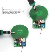 Detektor kovů - DIY pájecí sada pro začátečníky - STEM vzdělávání – 6