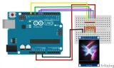 1.3inch SPI TFT LCD displej RGB (ST7789, 3.3V) – 2