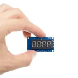 4místný displej Červený TM1637 (7 segmentů na číslici) – 3