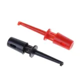 Mini testovací klip s pružným háčkem pro PCB SMD IC  43mm  - Červený – 3