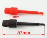 Testovací klip s pružným háčkem pro PCB SMD IC  57mm  - Černý – 2
