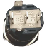 Tlačítko | momentové - puls | 5V LED červená | nerez | 16mm – 3