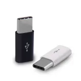 USB-C male na Micro-USB female adaptér bílý – 3