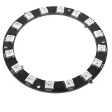 16bitové RGB LED WS2812b kruh kulatý (Neopixel) – 1