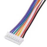 8 Pins Connector/Terminal vodič, 1stranný - male, 26AWG 20cm, XH2.54mm – 2