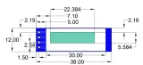 Mini OLED displej bílý 0.91 inch 128x32 I2C – 4