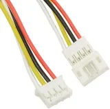 Sada konektorů Micro JST PH 4 piny pigtail samec samice – 1