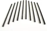 2.54Mm 40pinová kulatá samičí zásuvka pin header strip 1X40p černá – 3