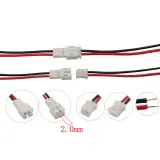 Sada konektorů Micro JST PH 2 piny pigtail male female – 2