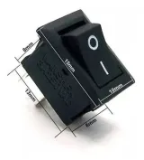 Mini kolébkový vypínač ZAP/VYP KCD11 250V 3A – 2