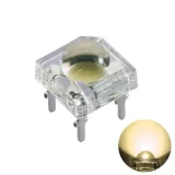 5mm Super Flux Piranha 4pin LED - Teplá bílá – 3