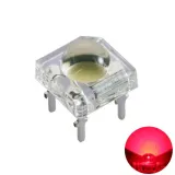5mm Super Flux Piranha 4pin LED - Červená – 1