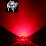 5mm Super Flux Piranha 4pin LED - Červená – 5