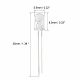 Infračervená emitorová dioda 1.2V 5mm 940nm – 2