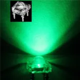 5mm Super Flux Piranha 4pin LED - Čistě zelená – 2