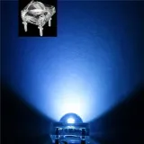 5mm Super Flux Piranha 4pin LED - Modrá – 2