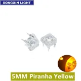 5mm Super Flux Piranha 4pin LED - Žlutá – 2
