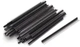 1X40pin 2,54 mm zahnutý jednořadý pin header 90 stupňů – 2