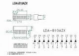 10 Segment LED Bar Bílá – 2