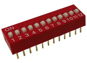 12pinový DIP přepínač, 2.54mm