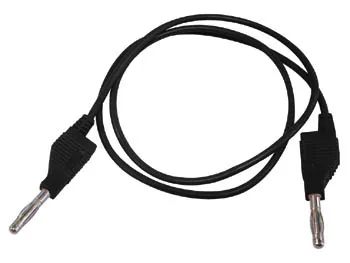 Velleman Měřící kabel s banánkovými konektory 4mm černý